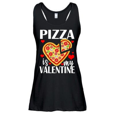 Pizza Is My Valentine Ladies Essential Flowy Tank