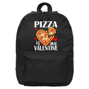 Pizza Is My Valentine 16 in Basic Backpack