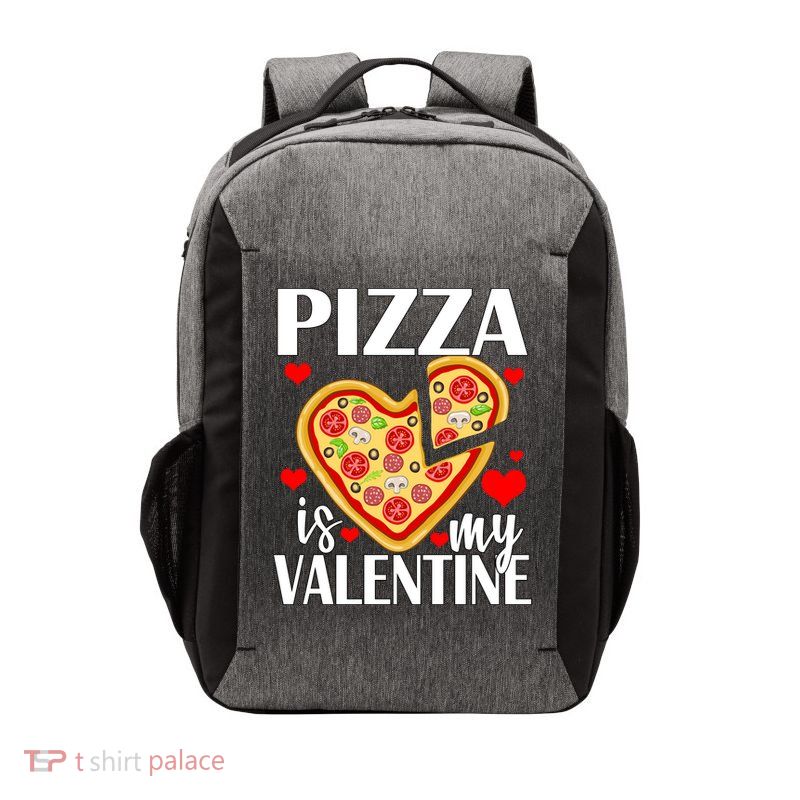 Pizza Is My Valentine Vector Backpack
