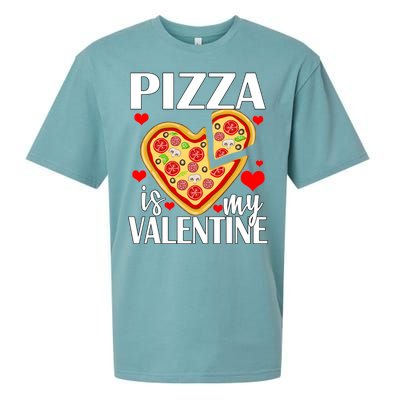 Pizza Is My Valentine Sueded Cloud Jersey T-Shirt