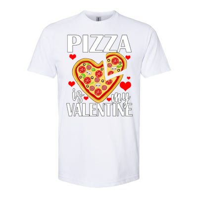 Pizza Is My Valentine Softstyle® CVC T-Shirt