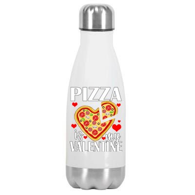 Pizza Is My Valentine Stainless Steel Insulated Water Bottle