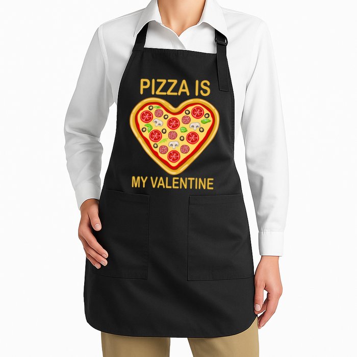 Pizza Is My Valentine Funny Pizza Lover Apron