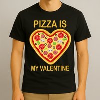 Pizza Is My Valentine Funny Pizza Lover T-Shirt