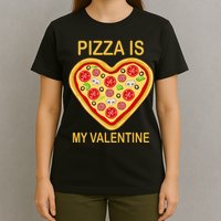Pizza Is My Valentine Funny Pizza Lover T-Shirt