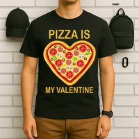 Pizza Is My Valentine Funny Pizza Lover T-Shirt