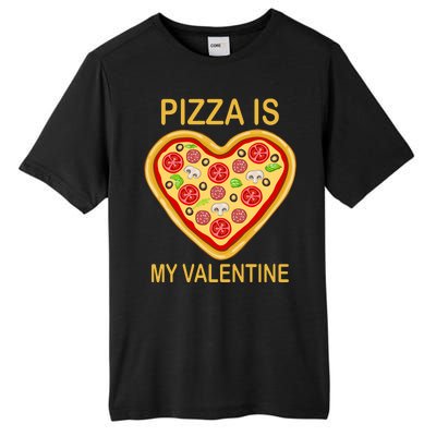 Pizza Is My Valentine Funny Pizza Lover Tall Fusion ChromaSoft Performance T-Shirt