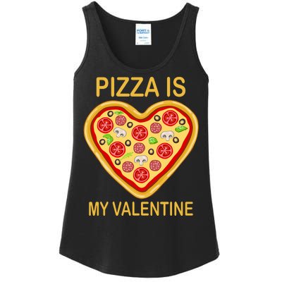 Pizza Is My Valentine Funny Pizza Lover Ladies Essential Tank