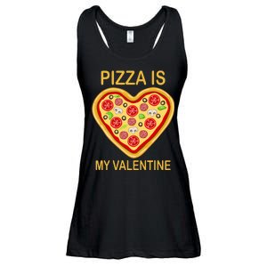 Pizza Is My Valentine Funny Pizza Lover Ladies Essential Flowy Tank