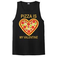 Pizza Is My Valentine Funny Pizza Lover PosiCharge Competitor Tank