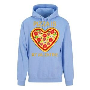 Pizza Is My Valentine Funny Pizza Lover Unisex Surf Hoodie