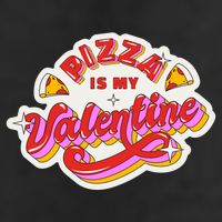 Pizza Is My Valentine Funny Valentine's Day Love 11oz C Handle Ceramic Mug