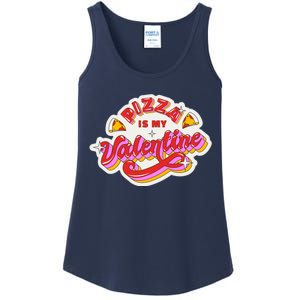 Pizza Is My Valentine Funny Valentine's Day Love Ladies Essential Tank