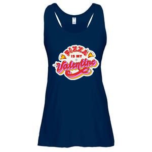 Pizza Is My Valentine Funny Valentine's Day Love Ladies Essential Flowy Tank