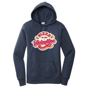 Pizza Is My Valentine Funny Valentine's Day Love Women's Pullover Hoodie