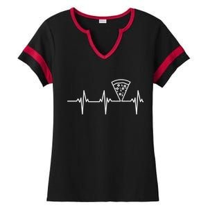 Pizza Lifeline Ladies Halftime Notch Neck Tee