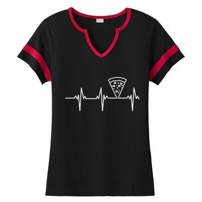 Pizza Lifeline Ladies Halftime Notch Neck Tee