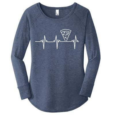 Pizza Lifeline Women's Perfect Tri Tunic Long Sleeve Shirt