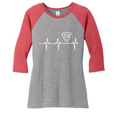 Pizza Lifeline Women's Tri-Blend 3/4-Sleeve Raglan Shirt