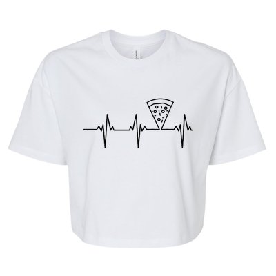 Pizza Lifeline Bella+Canvas Jersey Crop Tee