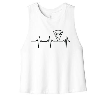 Pizza Lifeline Women's Racerback Cropped Tank