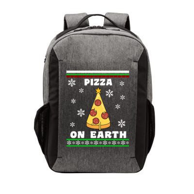 Pizza On Earth Ugly Christmas Vector Backpack