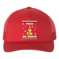 Pizza On Earth Ugly Christmas Yupoong Adult 5-Panel Trucker Hat