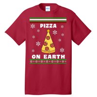 Pizza On Earth Ugly Christmas Tall T-Shirt