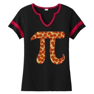 Pizza Pi 3.14 Ladies Halftime Notch Neck Tee