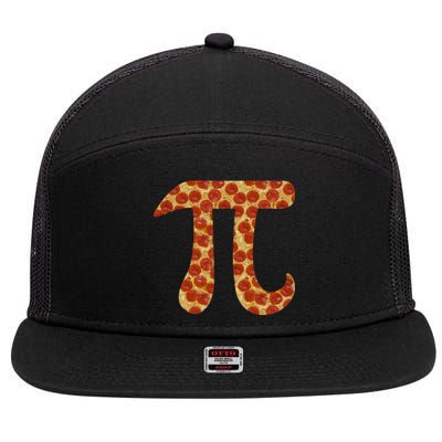 Pizza Pi 3.14 7 Panel Mesh Trucker Snapback Hat