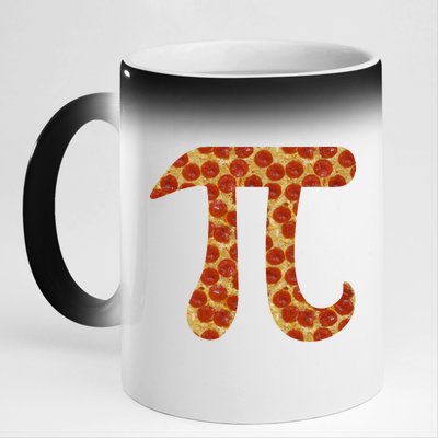 Pizza Pi 3.14 11oz Black Color Changing Mug