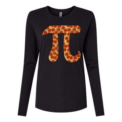 Pizza Pi 3.14 Womens Cotton Relaxed Long Sleeve T-Shirt