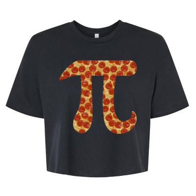 Pizza Pi 3.14 Bella+Canvas Jersey Crop Tee