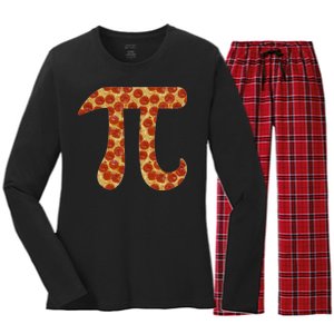 Pizza Pi 3.14 Women's Long Sleeve Flannel Pajama Set 