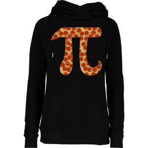 Pizza Pi 3.14 Womens Funnel Neck Pullover Hood