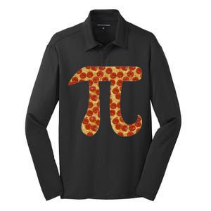 Pizza Pi 3.14 Silk Touch Performance Long Sleeve Polo