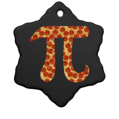 Pizza Pi 3.14 Ceramic Star Ornament