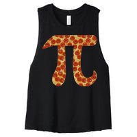 Pizza Pi 3.14 Women's Racerback Cropped Tank