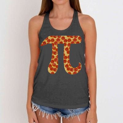 Pizza Pi 3.14 Women's Knotted Racerback Tank