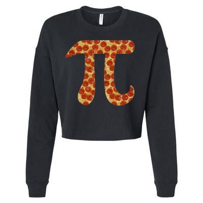 Pizza Pi 3.14 Cropped Pullover Crew