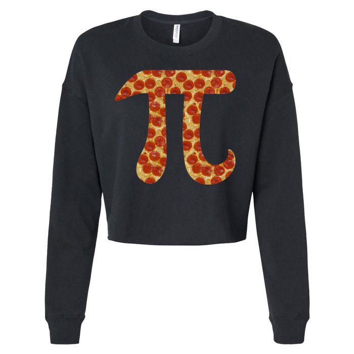 Pizza Pi 3.14 Cropped Pullover Crew