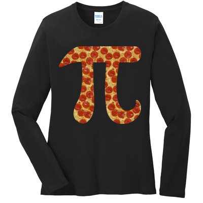 Pizza Pi 3.14 Ladies Long Sleeve Shirt