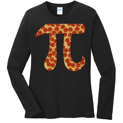 Pizza Pi 3.14 Ladies Long Sleeve Shirt