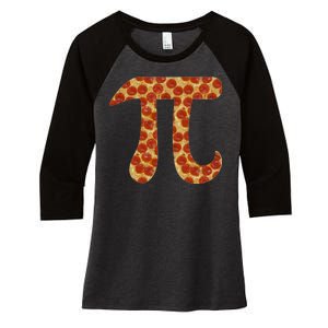 Pizza Pi 3.14 Women's Tri-Blend 3/4-Sleeve Raglan Shirt