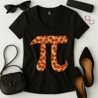 Pizza Pi 3.14 Women's V-Neck T-Shirt