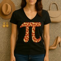 Pizza Pi 3.14 Women's V-Neck T-Shirt
