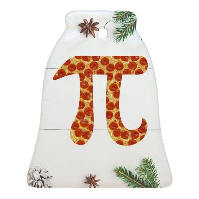 Pizza Pi 3.14 Ceramic Bell Ornament