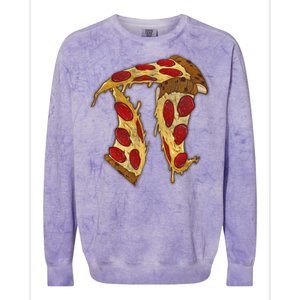 Pizza Pi Day Colorblast Crewneck Sweatshirt