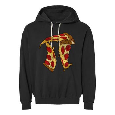 Pizza Pi Day Garment-Dyed Fleece Hoodie