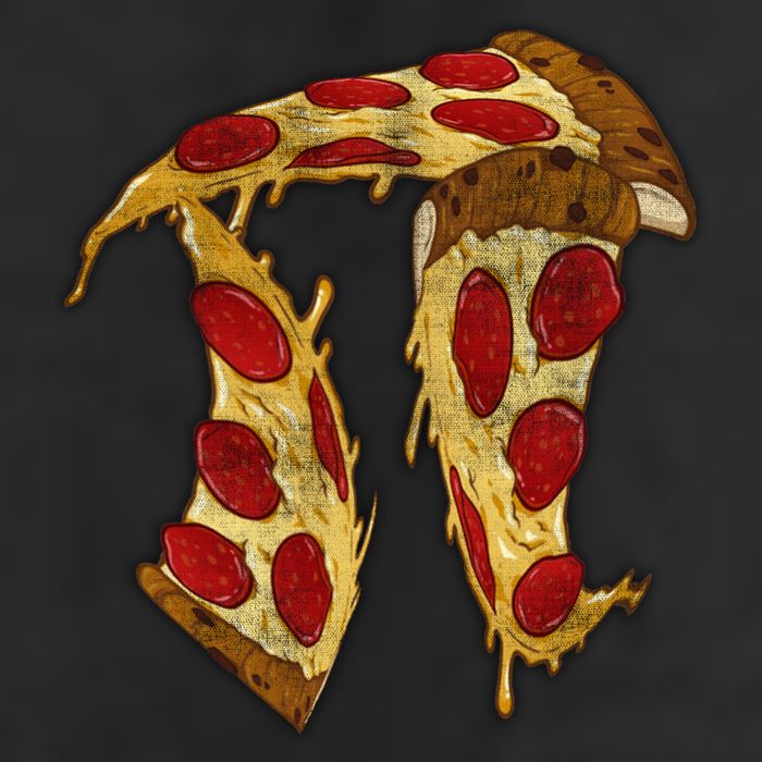 Pizza Pi Day Golf Towel